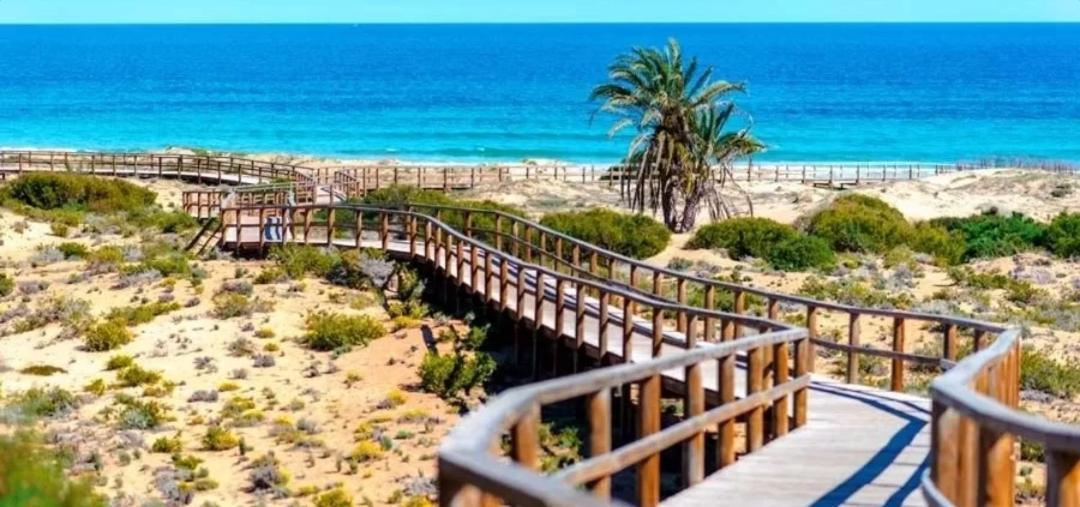 Bungalow Adaptado, Terraza Muy Grande Y Soleada. Gran Alacant Εξωτερικό φωτογραφία